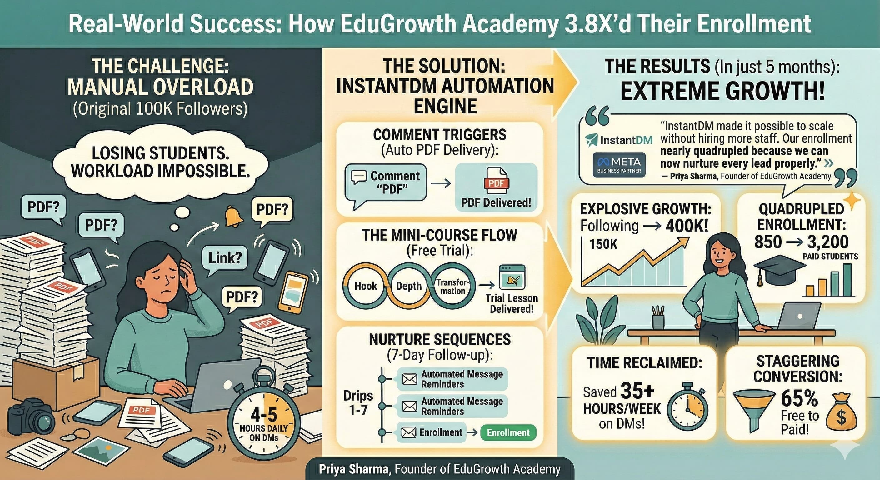 Real-World Success: EduGrowth Academy